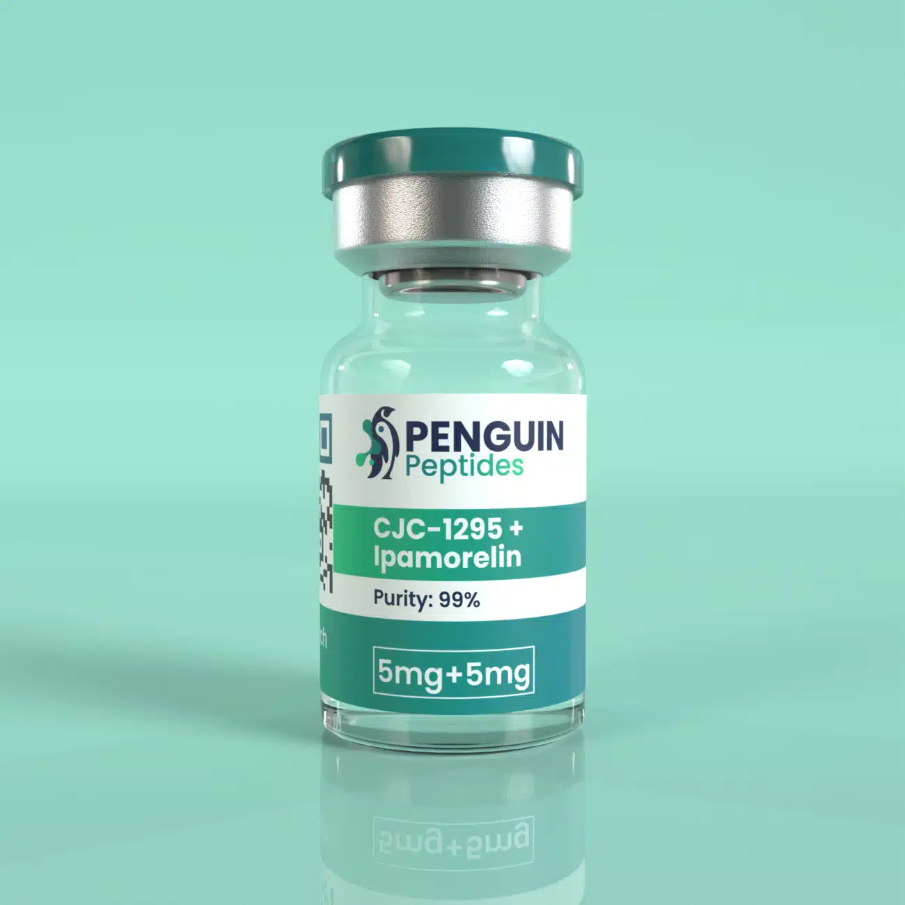CJC-1295 No DAC + Ipamorelin – 5mg + 5mg (10mg total) - Image 1