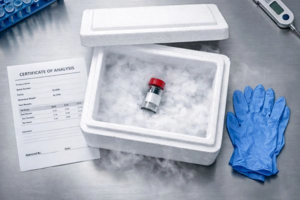 Receiving and inspecting GLP-1 medication packages