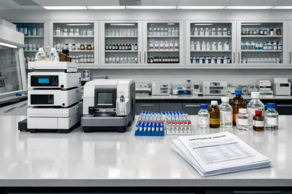 Research compounds COA details clearly listed