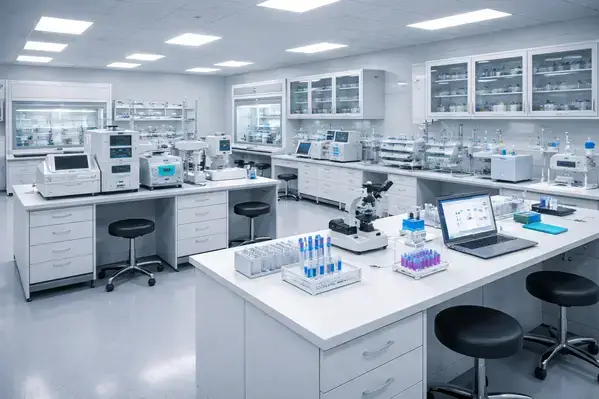 Research laboratory setup for triple-incretin analog GLP-3 R preclinical studies