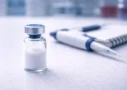 Ipamorelin research peptide vial in a laboratory setting