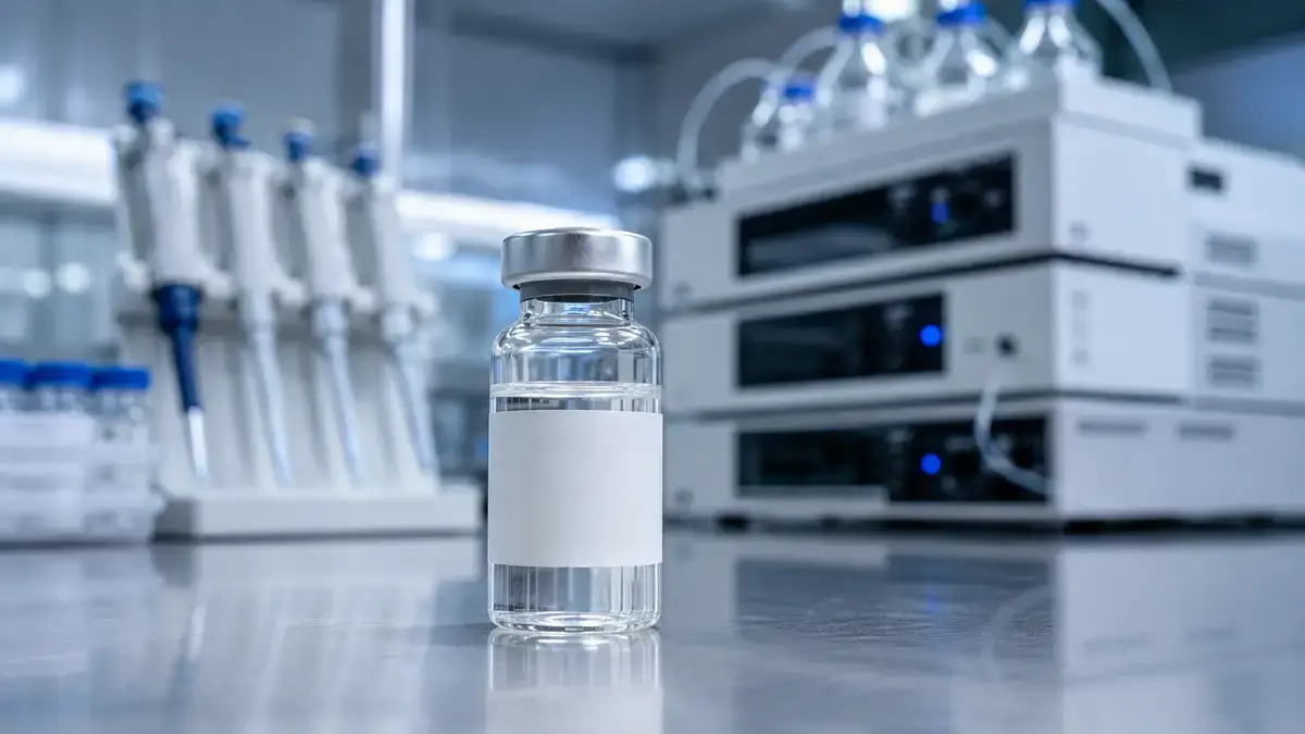 DSIP stability in aqueous solution vial on research lab bench