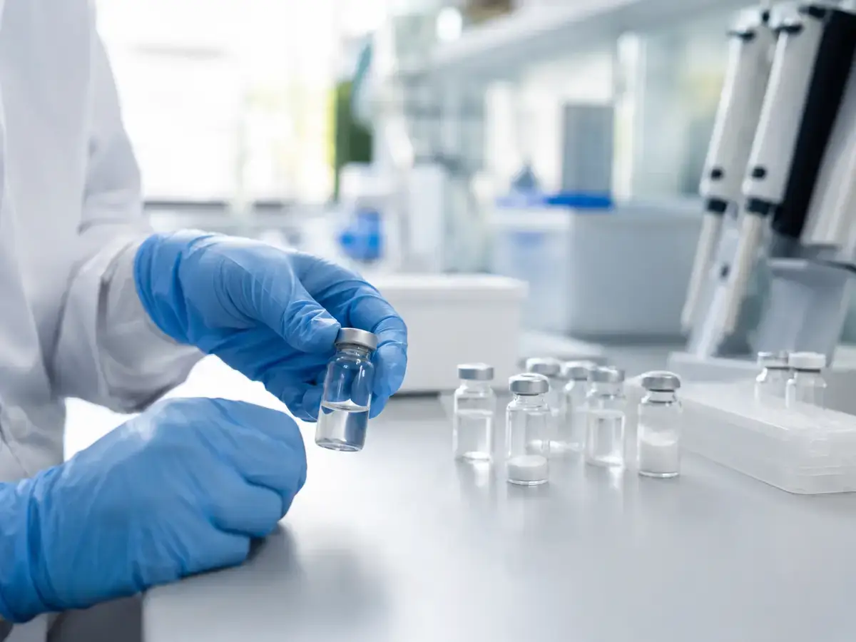 Acylated GLP-1 analogs in a research lab