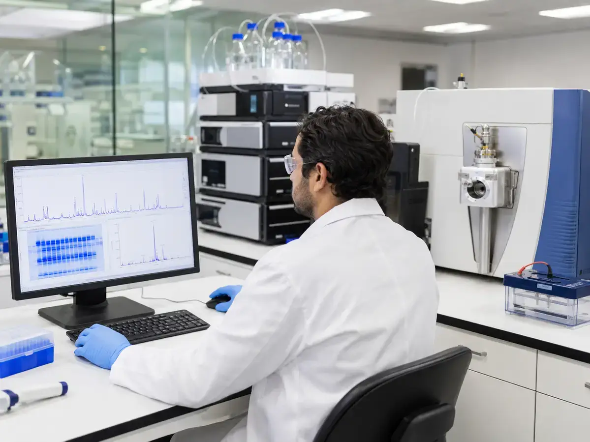 Analytical characterization of recombinant HGH in a protein research laboratory